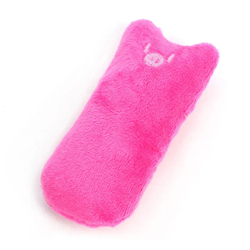 Teeth Grinding Catnip Toys Funny Interactive Plush Cat Toy Pet Kitten Chewing Vocal Toy Claws Thumb Bite Cat mint For Cats