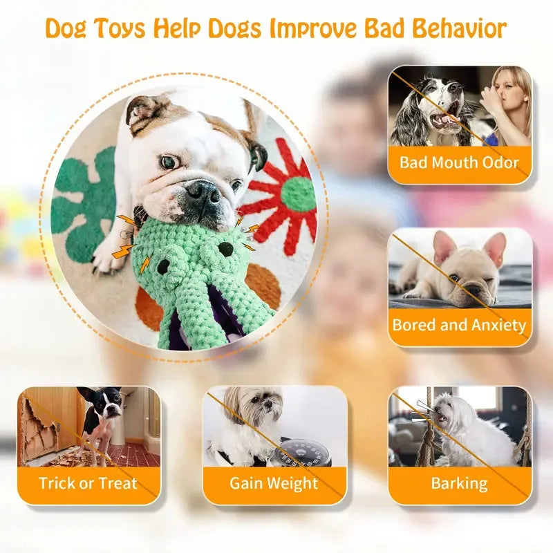 Interactive Octopus Chew Toy — Cats & Dogs