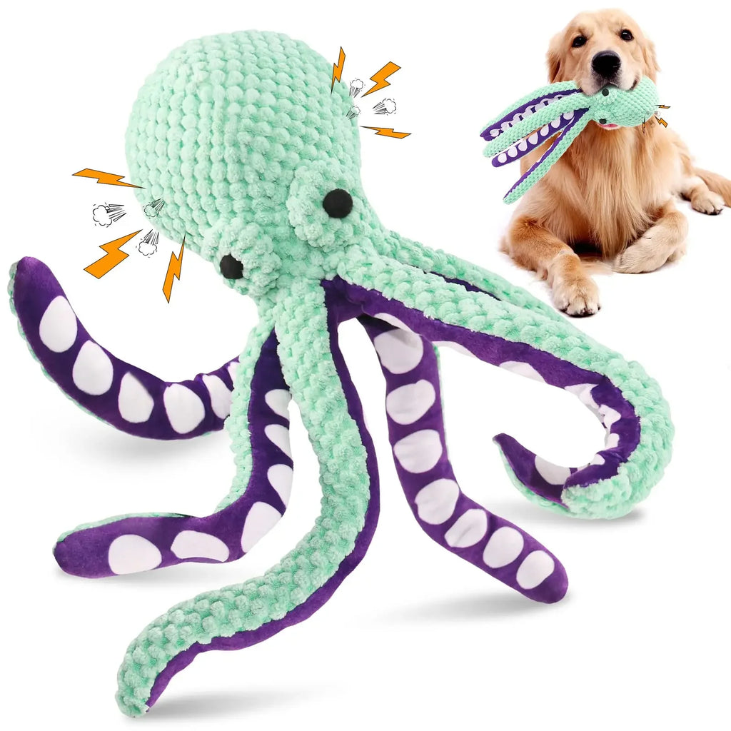 Interactive Octopus Chew Toy — Cats & Dogs