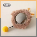 Dog Cat Interactive Ball Toy Automatic Rolling Ball Faux Tail Rechargeable Smart Pet Electric Toy Dog Cat Training Imitate Mouse